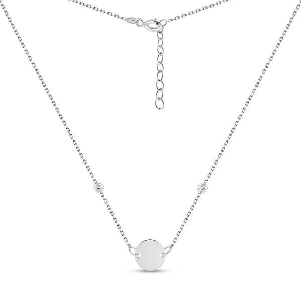Кольє Монета з білого золота (арт. 352498/8б) – зображення 2
