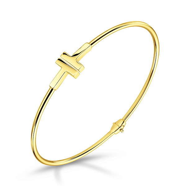 Жесткий золотой браслет (арт. 323481ж) – изображение 1