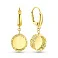 Золотые серьги-подвески Francelli (арт. 1091276ж) – изображение 1