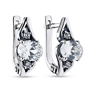 Срібні сережки з фіанітами (арт. 7902/1112402)