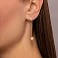 Серьги из желтого золота с подвесками Сердечки (арт. 110505ж) – изображение 2