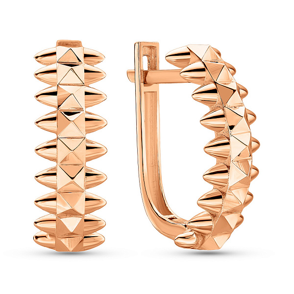 Серьги из красного золота (арт. 1091158) – изображение 1