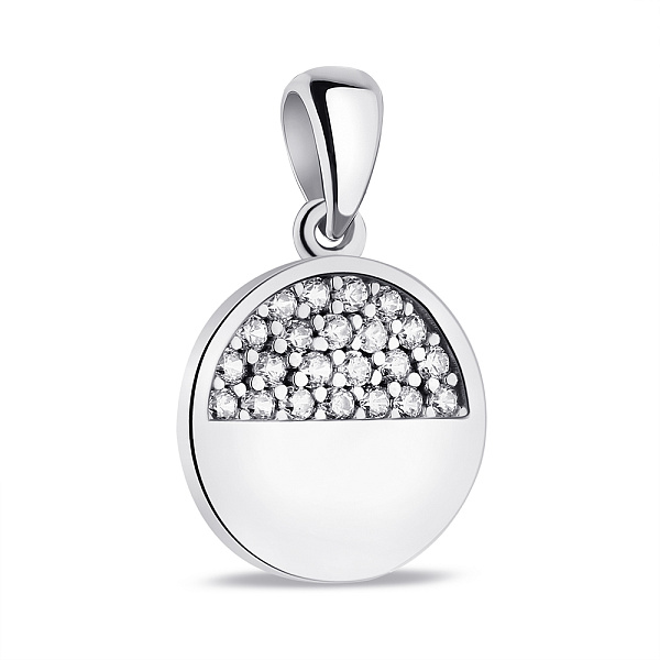 Серебряный подвес с фианитами (арт. 7503/4080) – изображение 1