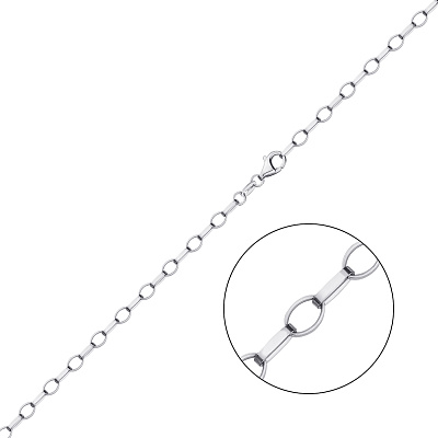 Срібний ланцюжок плетіння Якірне кругле  (арт. 0301913)