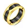 Кольцо из желтого золота и черной керамики (арт. 1401118жч) – изображение 1