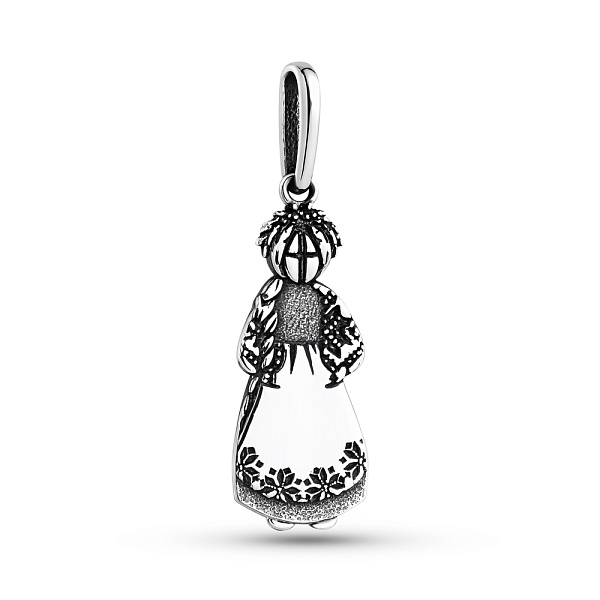 Серебряный подвес Берегиня (арт. 7903/89070-ч) – изображение 1