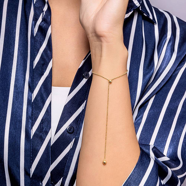 Браслет Fly з жовтого золота (арт. 326212/1ж) – зображення 3