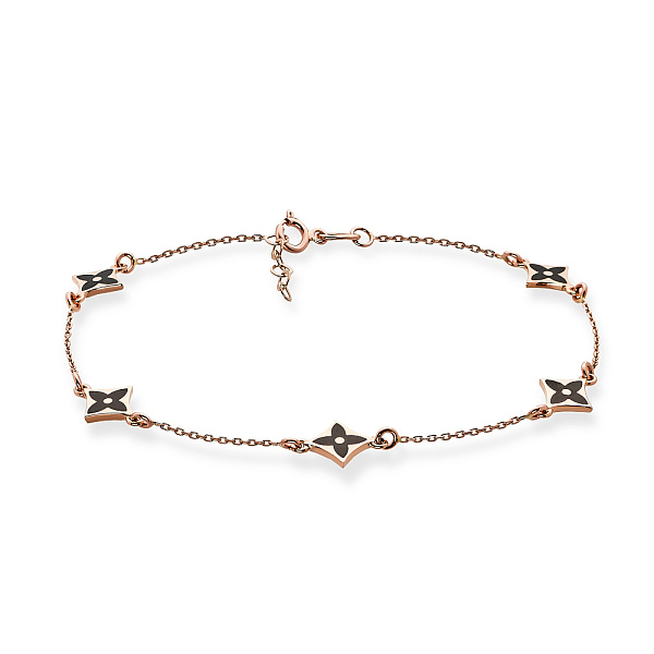 Золотий жіночий браслет з емаллю (арт. 324467еч) – зображення 1