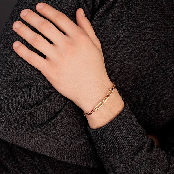 Золотий браслет без каменів (арт. 326488) – зображення 2