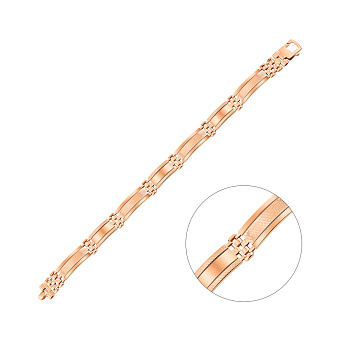 Фото Браслет из красного золота без камней (арт. 3261188)