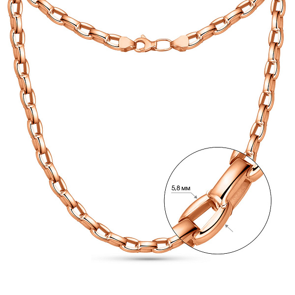 Золотая цепочка плетения Якорное (арт. 352287) – изображение 2