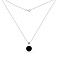 Серебряное колье с ониксом (арт. 7507/2334о) – изображение 2