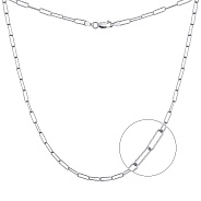 Фото Кольє зі срібла Trendy Style без каміння (арт. 7507/1197)