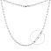 Кольє зі срібла Trendy Style без каміння (арт. 7507/1197) – зображення 1