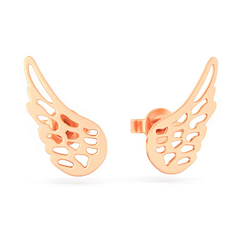 Золоті сережки-пусети "Крила" (арт. 110985)