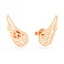 Золоті сережки-пусети "Крила" (арт. 110985) – зображення 1
