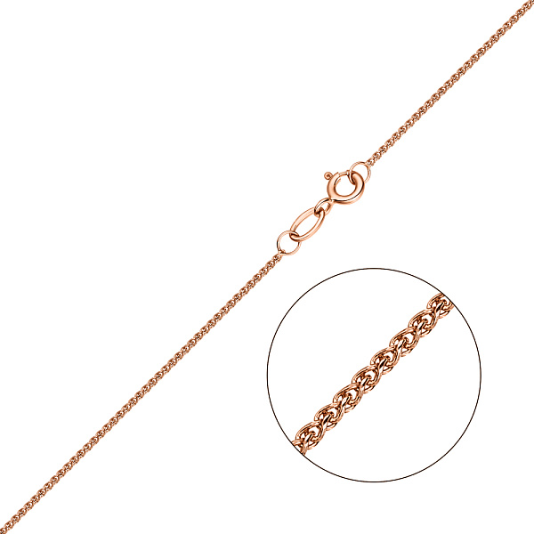 Золотая цепочка плетения Колосок (арт. ц303402) – изображение 1