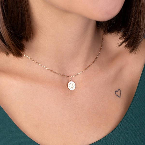 Золотой подвес Овен (арт. 424739ов) – изображение 2