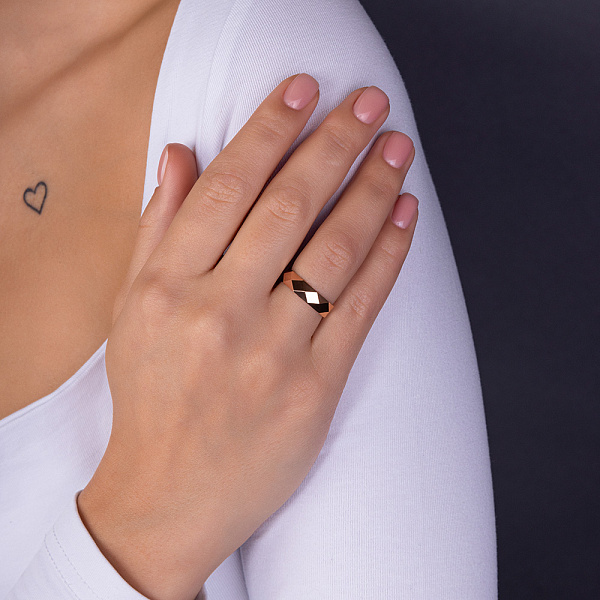 Золотое обручальное кольцо (арт. 239241) – изображение 7