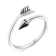 Фото Безразмерное кольцо Trendy Style из серебра Стрела (арт. 7901/6333)