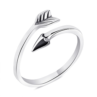 Фото Безразмерное кольцо Trendy Style из серебра Стрела (арт. 7901/6333)
