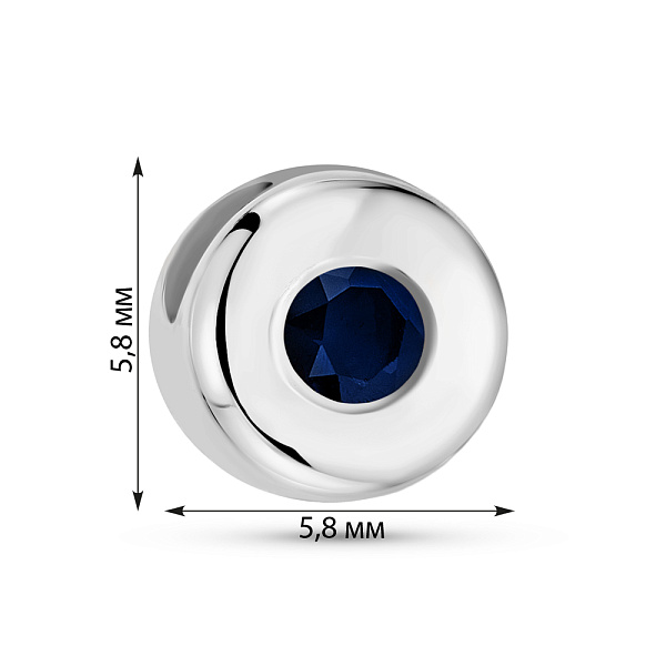 Подвес из белого золота с сапфиром (арт. 3103543202с) – изображение 5