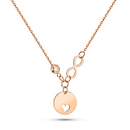 Фото Золоте кольє з фіанітом (арт. 352492)