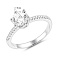 Серебряное кольцо с фианитами (арт. 7501/8835) – изображение 2