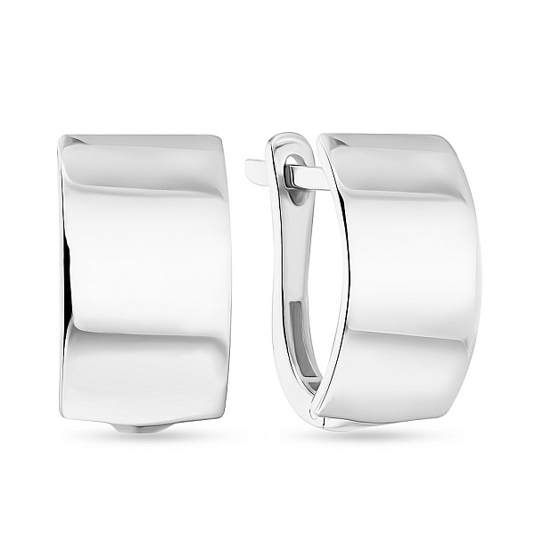 Сережки з білого золота (арт. 106906б) – зображення 1
