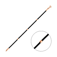 Браслет из шелковой нити с золотыми вставками (арт. 340144ч)
