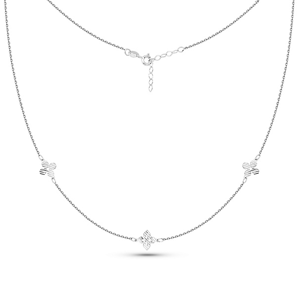 Золотое колье Клевер (арт. 352608б) – изображение 2