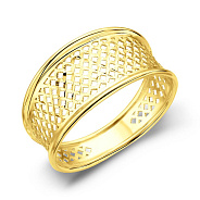 Кольцо из желтого золота без камней (арт. 155915ж)