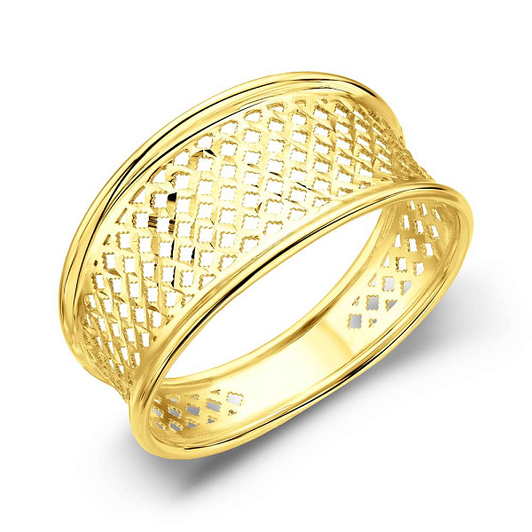 Кольцо из желтого золота без камней (арт. 155915ж) – изображение 1