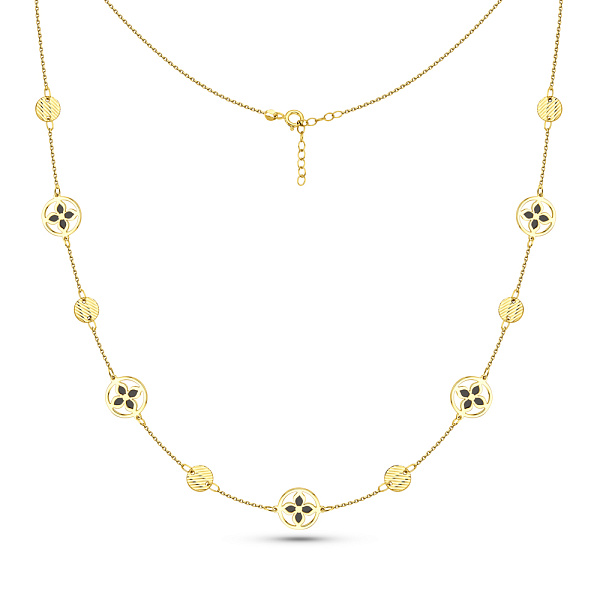 Кольє з жовтого золота (арт. 352647жеч) – зображення 2