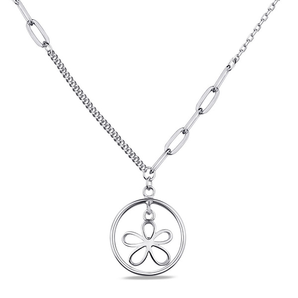 Серебряное колье Цветок (арт. 7507/1949) – изображение 1