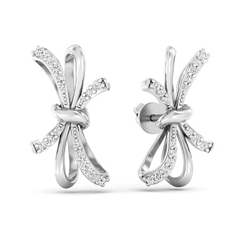 Золоті сережки з діамантами (арт. Т011839050б)