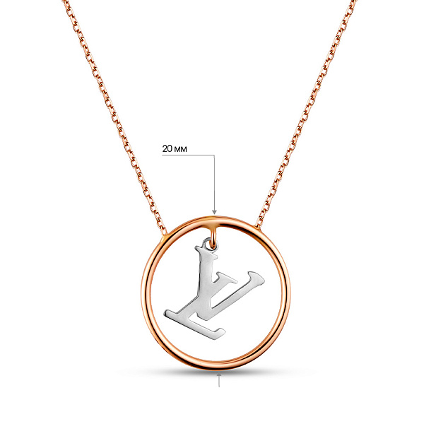 Золоте кольє з підвіскою (арт. 351051кб) – зображення 3