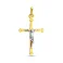 Золотий натільний хрестик (арт. 500487ж) – зображення 1