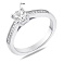 Серебряное кольцо с фианитами (арт. 7501/8647) – изображение 2