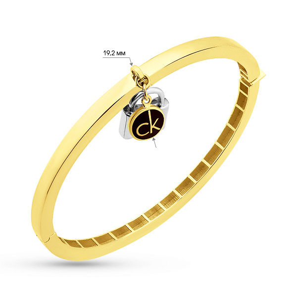 Браслет из желтого золота с эмалью (арт. 325283жбеч) – изображение 3