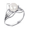 Кольцо из серебра с жемчугом (арт. 7501/7088.10жб) – изображение 2