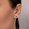 Золотые серьги с рубином (арт. 111251Пр) – изображение 4