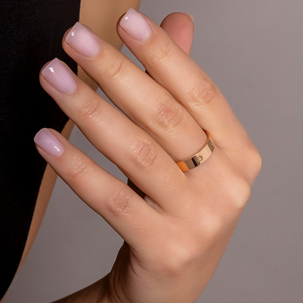 Кольцо из красного золота с фианитами (арт. 154940) – изображение 2