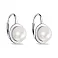 Серебряные серьги с жемчугом  (арт. 7502/4520жб) – изображение 1