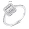 Серебряное кольцо с фианитами (арт. 7501/8638) – изображение 2