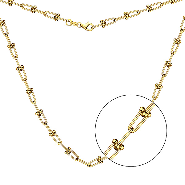 Серебряное колье Trendy Style с желтым родированием (арт. 7507/2008ж) – изображение 1