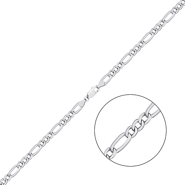 Цепь серебряная плетения Картье (арт. 0306013дп) – изображение 1