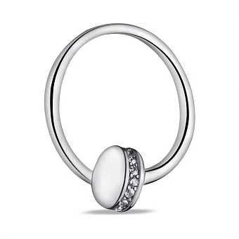 Срібний підвіс Цвях з фіанітами (арт. 7503/4305)