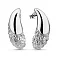 Серьги из белого золота Francelli (арт. е1091752б) – изображение 1