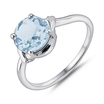 Серебряное кольцо с топазом (арт. 7501/2074960Пг)
